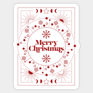 Merry Christmas Sticker